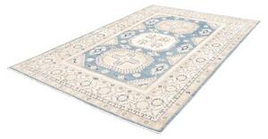 Tappeto Kazak Geometrico Azzurro Beige 185x266 Cm