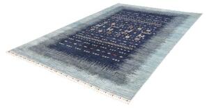 Tappeto Gabbeh Nova Figurativo Blu Scuro Azzurro 206x294 Cm