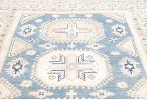 Tappeto Kazak Geometrico Azzurro Beige 185x266 Cm