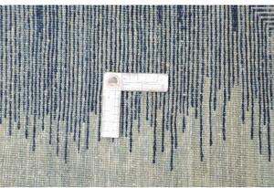 Tappeto Gabbeh Nova Figurativo Blu Scuro Azzurro 206x294 Cm