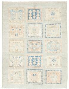 Tappeto Kazak Geometrico Verde Chiaro Blu 63x85 Cm