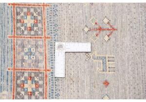 Tappeto Gabbeh Nova Geometrico Viola Blu 167x248 Cm