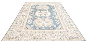 Tappeto Kazak Geometrico Azzurro Beige 185x266 Cm