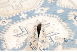 Tappeto Kazak Geometrico Azzurro Beige 185x266 Cm