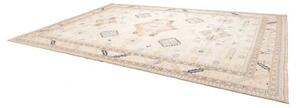 Tappeto Kazak Geometrico Avorio Blu 301x436 Cm