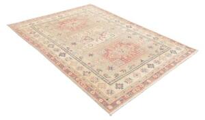 Tappeto Kazak Geometrico Beige Rosa 155x209 Cm