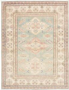 Tappeto Kazak Stilizzato Azzurro Avorio 149x195 Cm