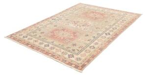 Tappeto Kazak Geometrico Beige Rosa 155x209 Cm