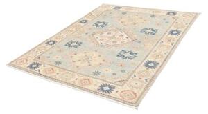Tappeto Kazak Stilizzato Celeste Beige 151x185 Cm