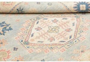 Tappeto Kazak Stilizzato Celeste Beige 151x185 Cm