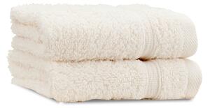 Set di asciugamani tipo terry color crema in cotone 2 pz 30x30 cm Zero Twist – Catherine Lansfield