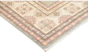 Tappeto Kazak Stilizzato Azzurro Avorio 149x195 Cm