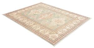 Tappeto Kazak Stilizzato Azzurro Avorio 149x195 Cm