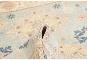 Tappeto Kazak Stilizzato Celeste Beige 151x185 Cm