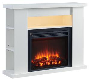 Camino elettrico BALDERIA William – camino da terra, potenza 2000 W – bianco