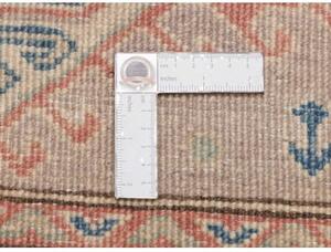 Tappeto Kazak Stilizzato Beige Grigio 86x201 Cm