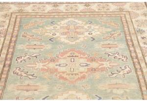 Tappeto Kazak Stilizzato Azzurro Avorio 149x195 Cm