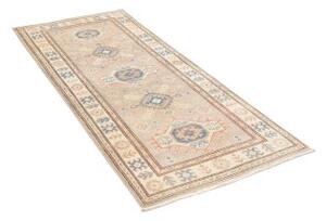 Tappeto Kazak Stilizzato Beige Grigio 86x201 Cm