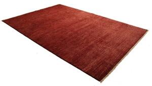Tappeto Essenzia Tinta Unita Rosso Mattone Marrone Scuro 176x236 Cm
