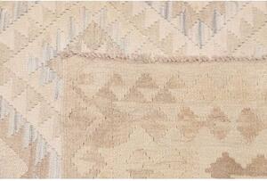Tappeto Kilim Geometrico Beige Avorio 209x290 Cm