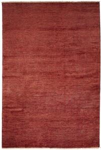 Tappeto Essenzia Tinta Unita Rosso Mattone Marrone Scuro 176x236 Cm