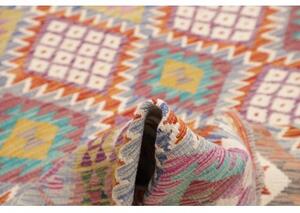 Tappeto Kilim Geometrico Multicolore 163x257 Cm