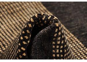 Tappeto Essenzia Geometrico Nero Beige 169x242 Cm