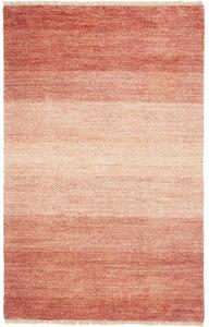 Tappeto Essenzia Geometrico Rosso Ruggine Avorio 96x153 Cm