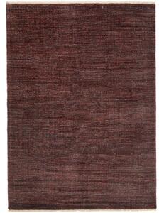 Tappeto Essenzia Tinta Unita Borgogna Nero 173x242 Cm