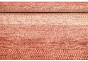 Tappeto Essenzia Geometrico Rosso Ruggine Avorio 96x153 Cm