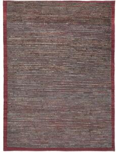 Tappeto Essenzia Geometrico Rosso Marrone 157x214 Cm