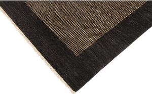 Tappeto Essenzia Geometrico Nero Beige 169x242 Cm