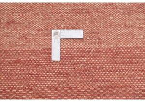 Tappeto Essenzia Geometrico Rosso Ruggine Avorio 96x153 Cm