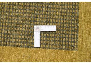 Tappeto Essenzia Geometrico Giallo Senape Verde 172x240 Cm