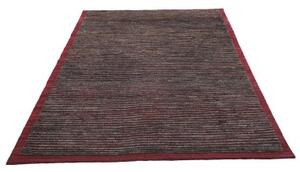 Tappeto Essenzia Geometrico Rosso Marrone 157x214 Cm