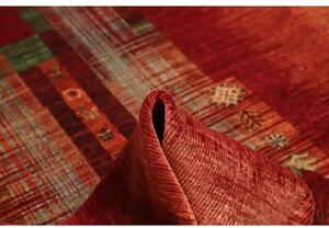 Tappeto Gabbeh Nova Figurativo Rosso Ruggine Arancione 174x238 Cm