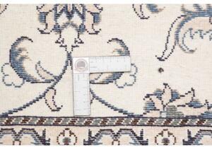 Tappeto Nain Kashmar Floreale Avorio Blu Corsia 80x295 Cm