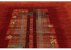 Tappeto Gabbeh Nova Figurativo Rosso Ruggine Arancione 174x238 Cm