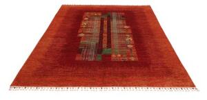 Tappeto Gabbeh Nova Figurativo Rosso Ruggine Arancione 174x238 Cm