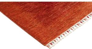 Tappeto Gabbeh Nova Figurativo Rosso Ruggine Arancione 174x238 Cm