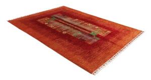 Tappeto Gabbeh Nova Figurativo Rosso Ruggine Arancione 174x238 Cm