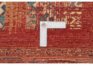 Tappeto Gabbeh Nova Geometrico Rosso Scuro Beige 100x150 Cm