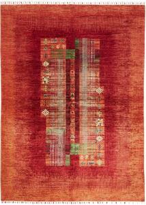 Tappeto Gabbeh Nova Figurativo Rosso Ruggine Arancione 174x238 Cm