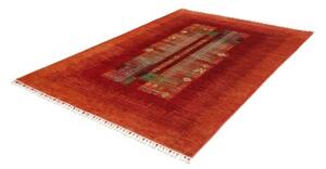 Tappeto Gabbeh Nova Figurativo Rosso Ruggine Arancione 174x238 Cm