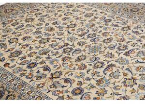 Tappeto Kashan Floreale Beige Blu 225x300 Cm