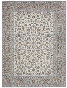 Tappeto Kashan Floreale Beige Blu 225x300 Cm