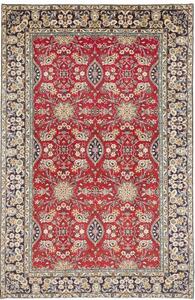 Tappeto Ardakan Stilizzato Rosso Blu Scuro 188x288 Cm