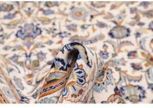 Tappeto Kashan Floreale Avorio Blu 228x323 Cm
