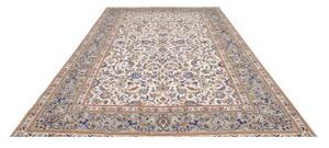 Tappeto Kashan Floreale Avorio Blu 228x323 Cm