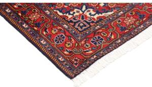 Tappeto Sarough Medaglione Floreale Blu Rosso 110x160 Cm